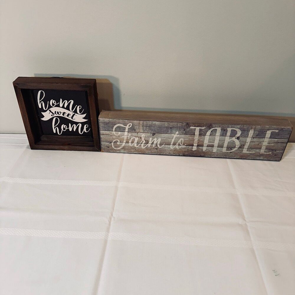 Farm to Table Signs‎ Home Accents